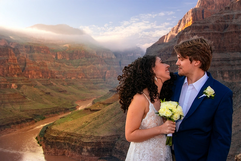 Helicopter Wedding at the Grand Canyon