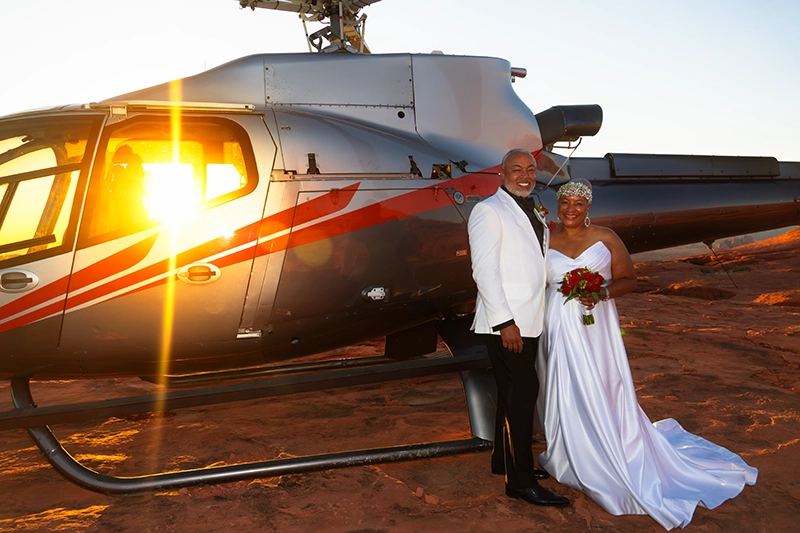 Luxury Wedding Ceremony on Aztec Sandstone at Valley of Fire